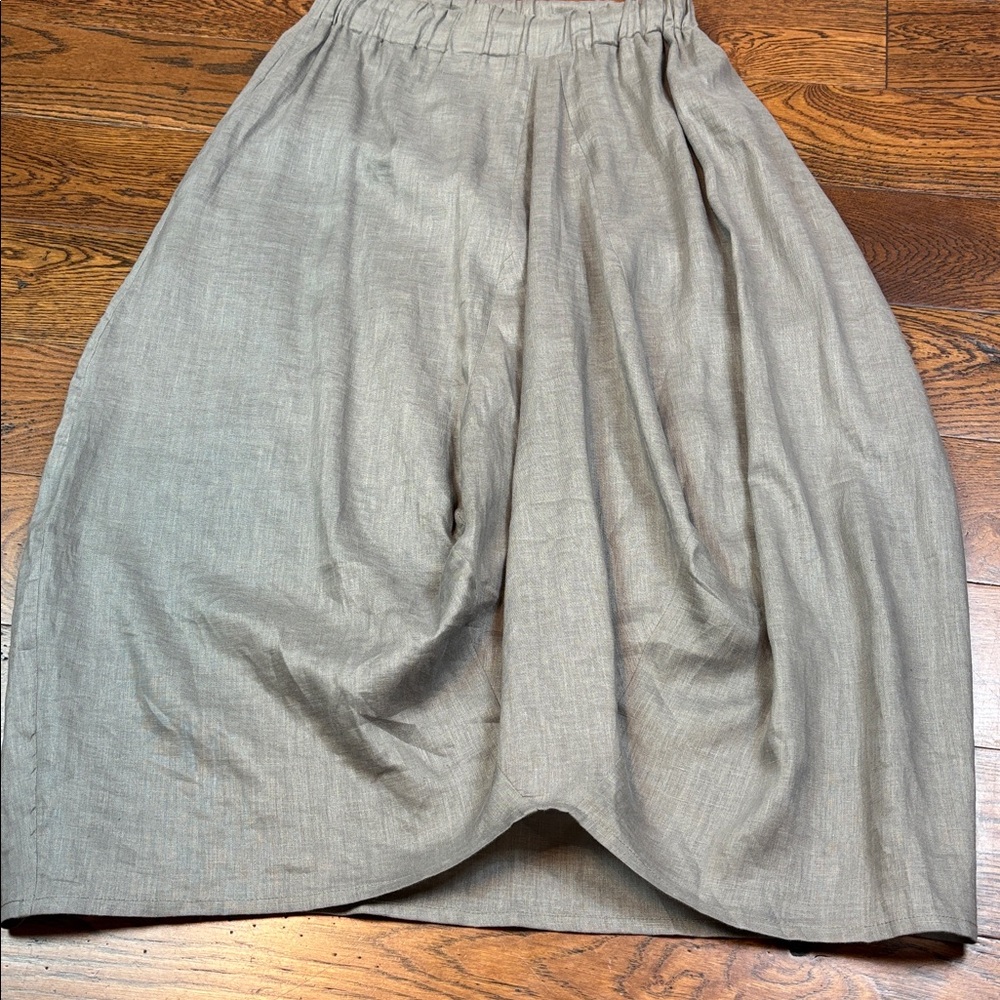 PLANET 100% linen Gray Women's Skirt. Size 3 - Picture 3 of 13